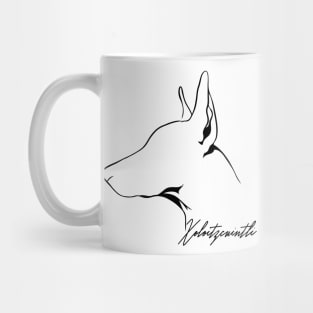 Proud Xoloitzcuintli profile dog lover Mug
